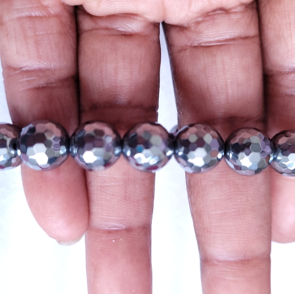 Terahertz Crystal Unisex Stretch Bracelet - Picture 5 of 6